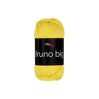 Vlna-hep Příze Bruno big 405 hořčicově žlutá