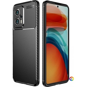 Xiaomi Redmi Note 11T Pro 5G/Poco X4 GT 5G/Note 11T Pro+ 5G Удароустойчив Carbon Fiber Калъф и Протектор