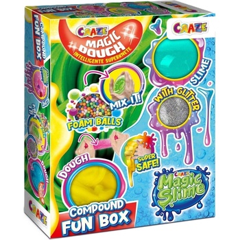 CRAZE Слайм Craze - С разноцветни частици (C39465)