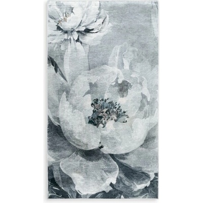 Takoy Koberec 80x140 cm světle šedý, stříbrný s motivem květin LOTUS 4-HF-489996 | 80 x 140 cm