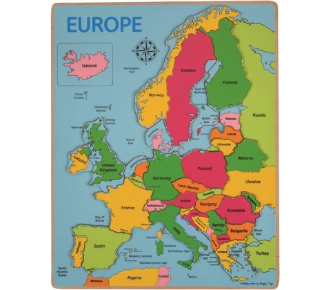 Bigjigs Mapa Evropy