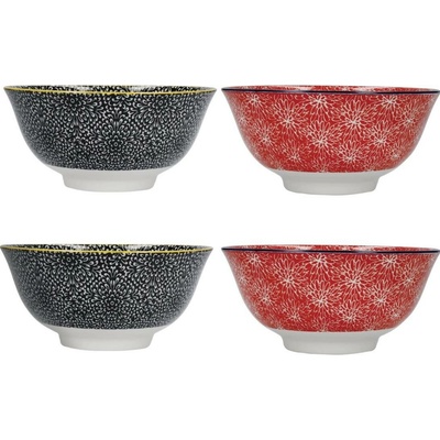 Kitchen Craft Sada 4 keramických misek 16 cm