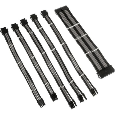 KOLINK Комплект оплетени кабели Kolink Core, Black/Grey (KOLINK-ACC-ZUAD-1284)