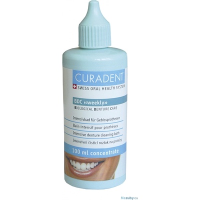 Curaprox BDC 105 čistiace koncentrát pre umelý chrup 100 ml