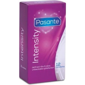 Pasante 12 бр. Релефни презервативи Pasante Intensity