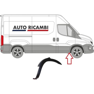 Ochranná lišta Iveco Daily od 2014 pravá, lem blatníku 5801863943