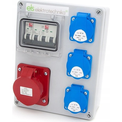 Rozvodnice ELS Elektrotechnika 230 V IP44 16 A