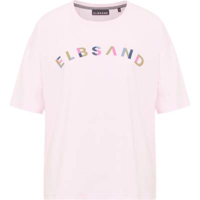 ELBSAND Дамска тениска ELBSAND Women's Moana T-shirt - Soft Rose (916-6652-0311)