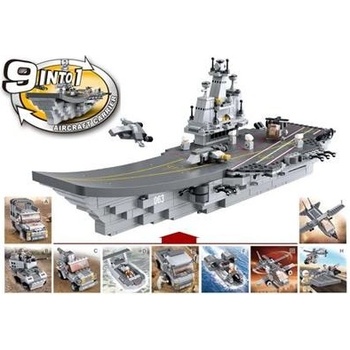 Sluban B0537 Aircraft Carrier Letadlová loď 9v1 1001 ks