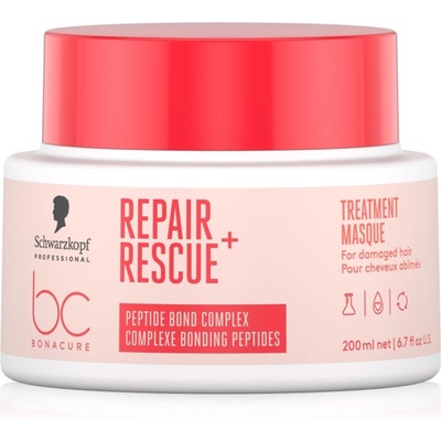 Schwarzkopf BC Bonacure Repair Rescue+ интензивна подхранваща маска за увредена коса 200ml