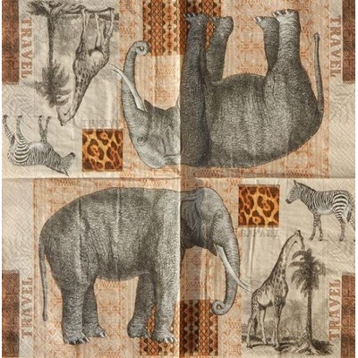 Paper Designe servítky Wild life 33x33cm