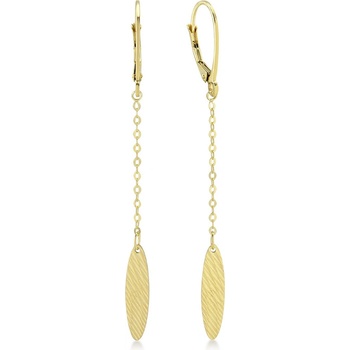 Lillian Vassago dlhé visiace zlaté náušnice LLV22-GER075