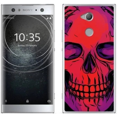 Pouzdro mmCase gelové Sony Xperia XA2 Ultra - lebka