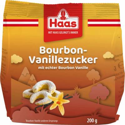 Haas Bourbon vanilkový cukr 200 g