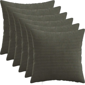 vidaXL Калъфка за възглавница 6 pcs HEERLEN Антрацит 40 x 40 cm (908462)