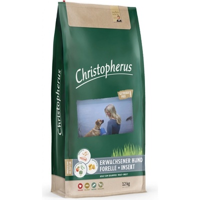 Christopherus bez obilovin pstruh a hmyz 2 x 12 kg