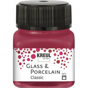Kreul Classic Боя за стъкло и порцелан Granat Red 20 ml 1 бр (16207)