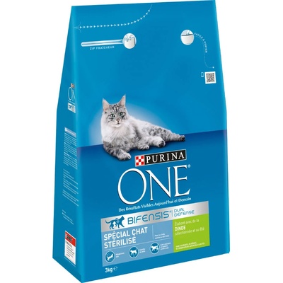 Purina ONE Bifensis Sterilised granule krocan 2 x 3 kg