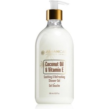 Arganicare Coconut Oil & Vitamin E zjemňujúci sprchový gél 500 ml