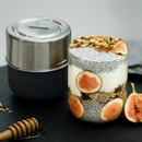 Black+Blum lunch box GlassPot 450ml tmavý