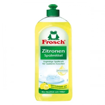 Препарат за съдове жълт лимон Frosch 750мл