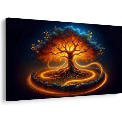 Obraz magický strom života v záři - 60x40
