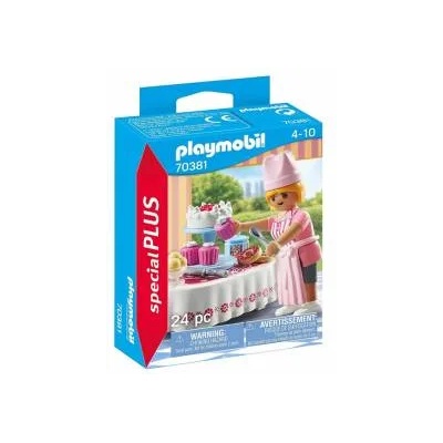 PLAYMOBIL Комплект Playmobil, Пекар с десертна маса, 2970381