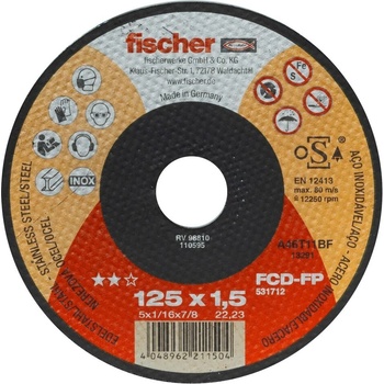 Fischer Řezný kotouč 125 x 1,5 x 22,2 mm 531712