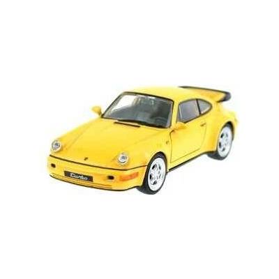 Welly Porsche 964 Turbo žluté 1:34