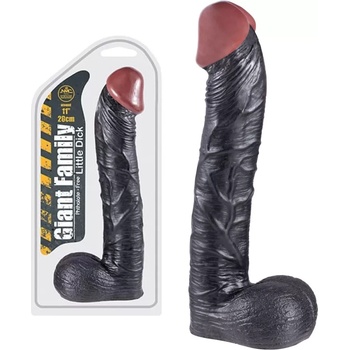 Гигантско пенис дилдо с тестиси, 28см. - Giant Family Dick Black (NMC0002323)