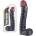 Гигантско пенис дилдо с тестиси, 28см. - Giant Family Dick Black (NMC0002323)