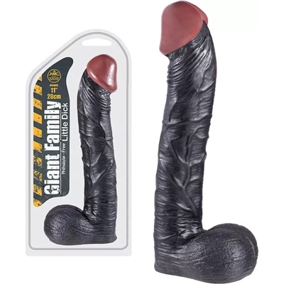 Гигантско пенис дилдо с тестиси, 28см. - Giant Family Dick Black (NMC0002323)