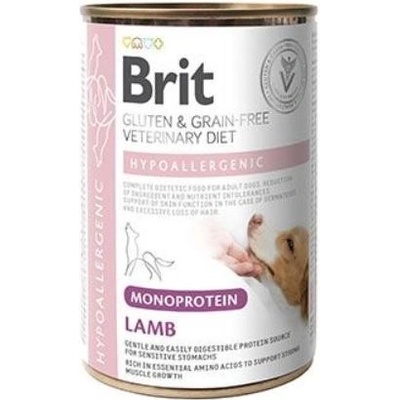 Brit VD Dog GF konz Mono Protein Hypoallergenic Lamb 400 g