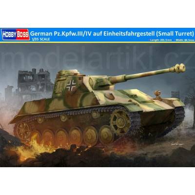 Hobby Boss German Pz.Kpfw.III/IV auf Einheitsfahrgestell Small Turret 1:35