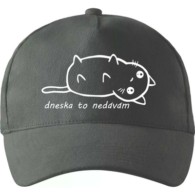 Dnes to nedávam so zahnutým šiltom a mosaznou sponou Tm. bridlica šedozelená