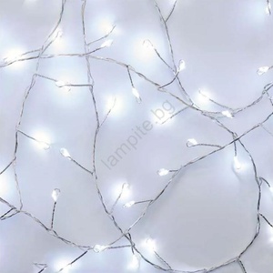 EMOS LED коледен гирлянд 100xLED/3xAA 2, 7 m студено бяло (EMS868)