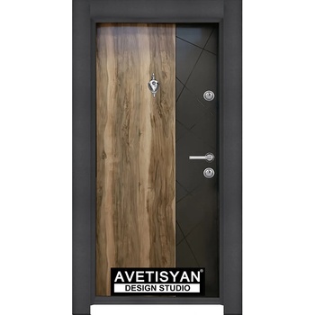 Image 1 of Haska Входна врата art 02 - Антрацит Седир (цена без монтаж)