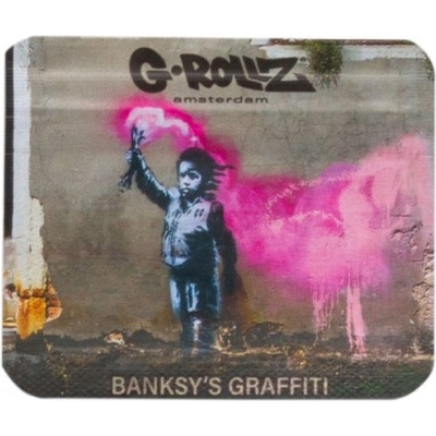 G-Rollz Banksy's Graffiti zip sáček Torchboy 70 x 60 mm 10 ks