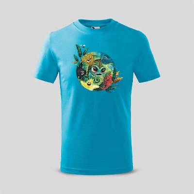 Chameleon dětské tričko s potiskem DJTL