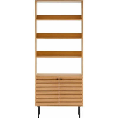 Knižnica v dekore duba v prírodnej farbe 80x200 cm Kyoto – House Nordic