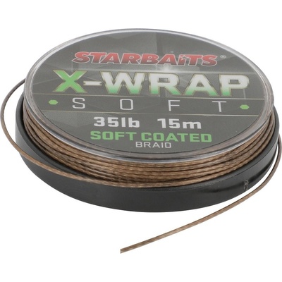 Starbaits Šňůra X WRAP SOFT COATED 15m 35lb