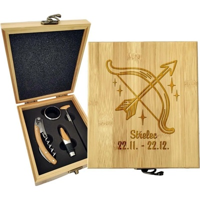 Sablio Dárková sada na víno Střelec: 147×168×49 mm