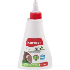 Kores лепило за хоби, 125 мл, kores "Бяло лепило" 75825 (75825)