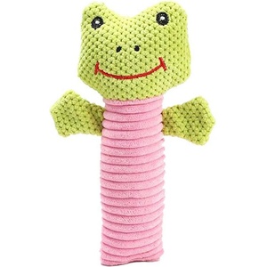  Играчка за куче със звук - Плюшена жаба, 19 х 5 см (4141)