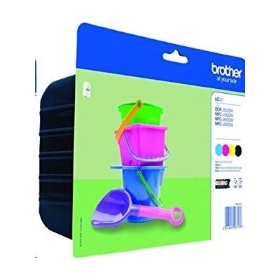 Brother LC221VALBPDR 4-пакет мастилни касети (BK/C/M/Y) (LC221VALBPDR)