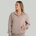 GymBeam STRIX Дамски суичър Taupe L