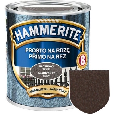Hammerite přímo na rez kladívkový efekt 0,7L hnědý
