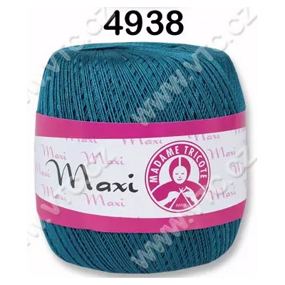 MADAME TRICOTE PARIS Příze Maxi - klasická i Metallic Maxi: 4938 Tmavý tyrkys