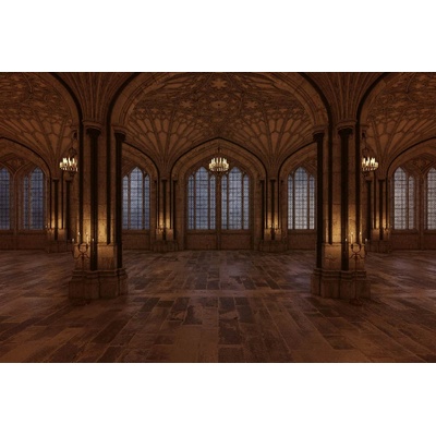 DIMEX ART Флизелинов фототапет танцова зала със свещи 375 x 250 см