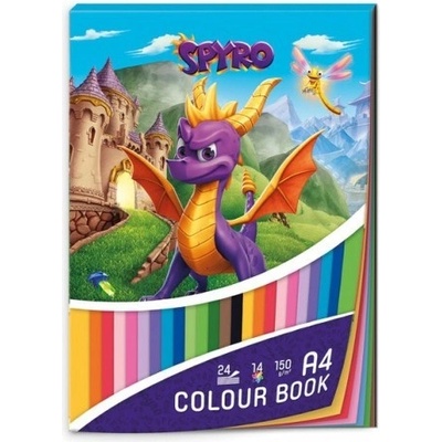 Argus Blok barevných papírů A4 Spyro 1705-0359